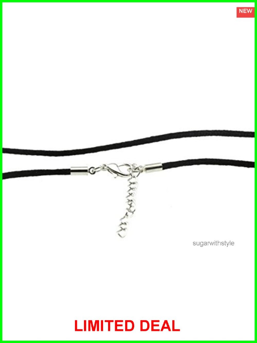 Silk Satin Cord Rope Necklace Chain Hypoallergenic Clasp Gift